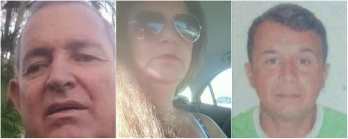 Paulino Machado, Margarida e Renta Araújo (Crédito: Reprodução)