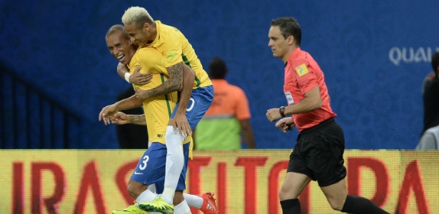 Neymar e Miranda (Crédito: Uol)