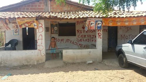 Residência onde aconteceu o crime (Crédito: Reprodução)