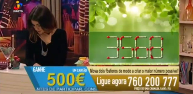 Apresentadora desmaia ao vivo em programa de TV de Portugal (Crédito: Reprodução)