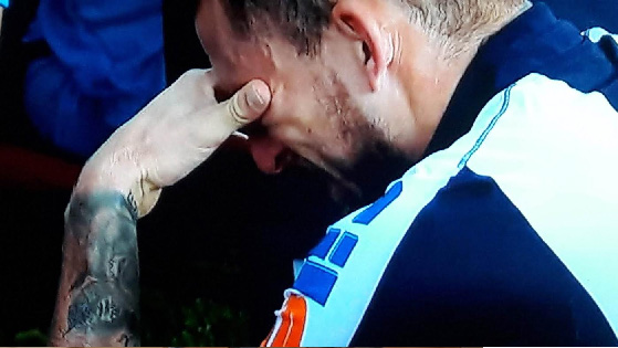 Lucas Lima caiu no choro (Crédito: Reprodução)
