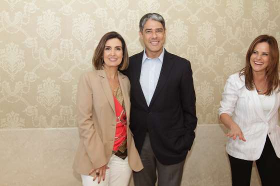 Fátima Bernardes e William Bonner (Crédito: Agnews)
