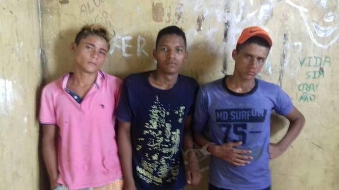 Acusados presos em União (Crédito: Reprodução)