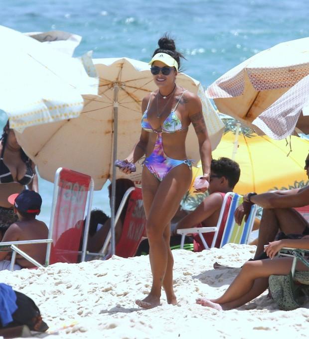 Aline Riscado exibiu corpão (Crédito: Agnews)