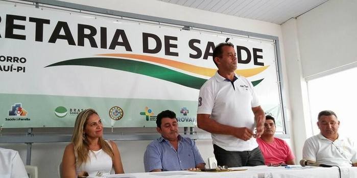 Prefeito Marcos enrique Empossa Secretários em Morro do Chapéu