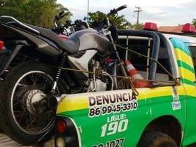 Três motos roubadas são aprendidas pela PM em São M. do Tapuio