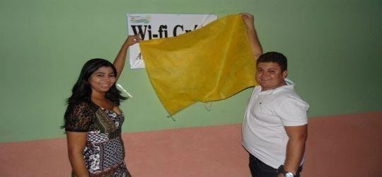 Prefeito Tairo Inaugura rede de internet grátis para a população