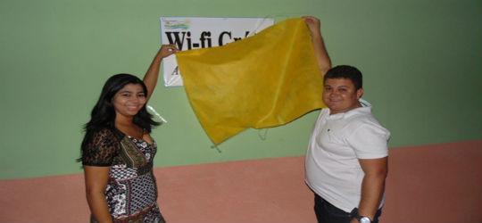 Prefeito Tairo Inaugura rede de internet grátis para a população