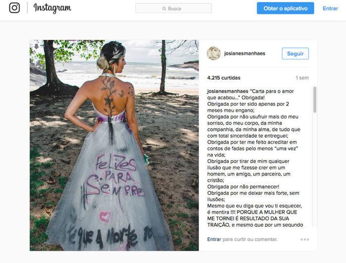 Após divórcio, mulher 'comemora' com fotos sensuais