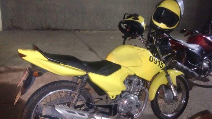 Motocicleta utilizada pelo acusado (Crédito: Reprodução)