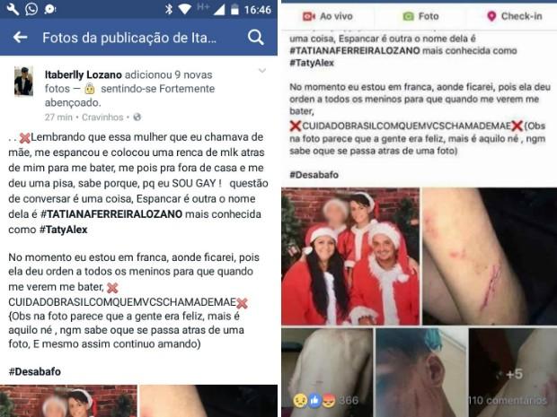 Jovem disse antes de morrer que foi agredido pela mãe por ser gay (Crédito: Reprodução)