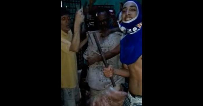 Preso faz selfie durante motim e posta na rede social