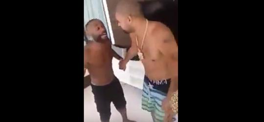 Vídeo mostra Adriano Imperador caindo no samba com Vagner Love