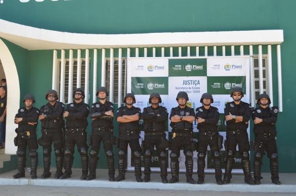 Grupo de Intervenção Prisiona (Crédito: Ascom Sejus)
