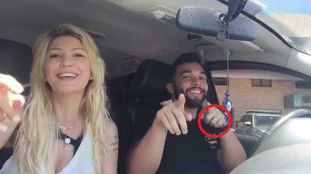 Jonathan Costa aparece sem aliança e Antônia Fontenele manda recado