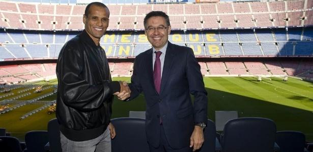 Rivaldo no Camp Nou (Crédito: Reprodução)