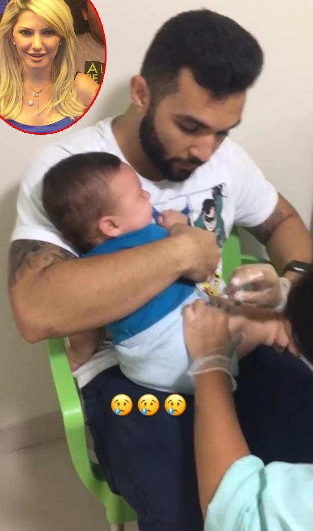 Separada Antônia Fontenelle exibe vídeo do ex com o filho