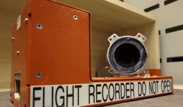 Gravador de voz da caixa-preta do avião