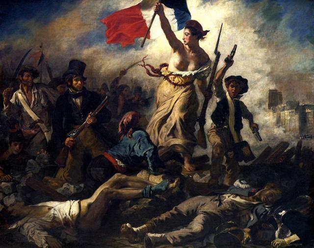 "A Liberdade Guiando o Povo", de Eugène Delacroix (Crédito: Reprodução)