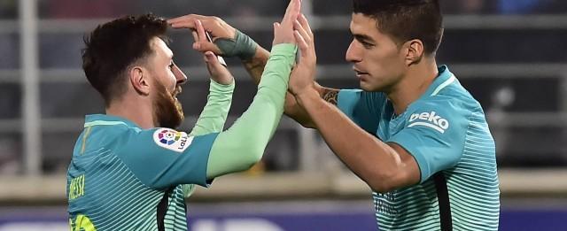 Barcelona esquece Neymar e festeja Messi e Suárez como melhor dupla
