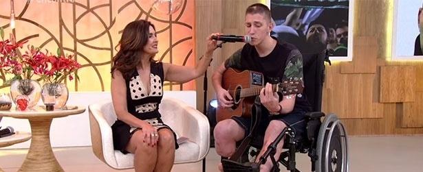 Follmann fala em ser para-atleta e até cogita carreira de cantor
