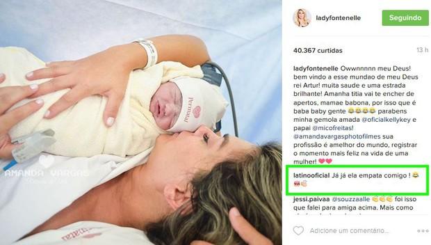 Postagem de Antônia Fontenelle (Crédito: Reprodução)
