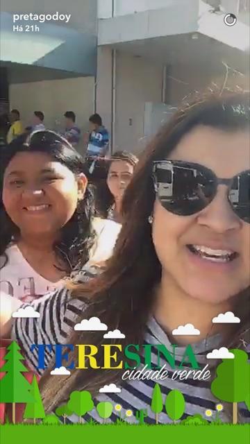 Preta Gil no aeroporto de Teresina (Crédito: Reprodução/Instagram)