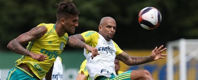 Com pouco tempo, Felipe Melo adquire respeito e liderança no Verdão