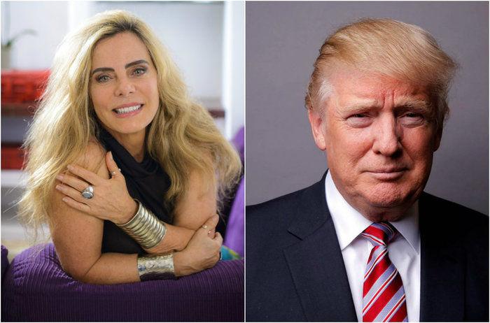 Bruna Lombardi já entrevistou Donald Trump