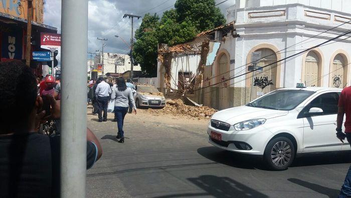 Casarão desabou no início do mês (Crédito: Reprodução)
