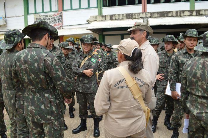 Cerca de 100 militares foram treinado para poderem atuar no combate ao mosquito Aedes.