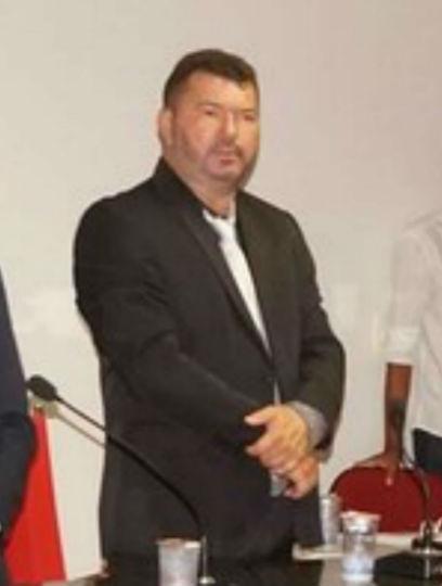 Vereador eleito Paulo José Sarmento na cerimônia de posse
