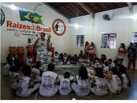 Colônia de férias de capoeira termina com muita festividade
