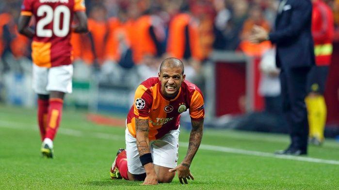 Felipe Melo quando ainda atuava pelo Galatasaray (Crédito: Reprodução)