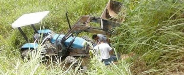 Vice-prefeito é atropelado por trator durante vistoria de estrada