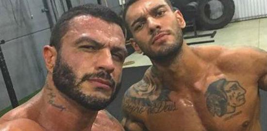 Bambam malha com Lucas Lucco e diz: 'Todo mundo queria esse corpo'