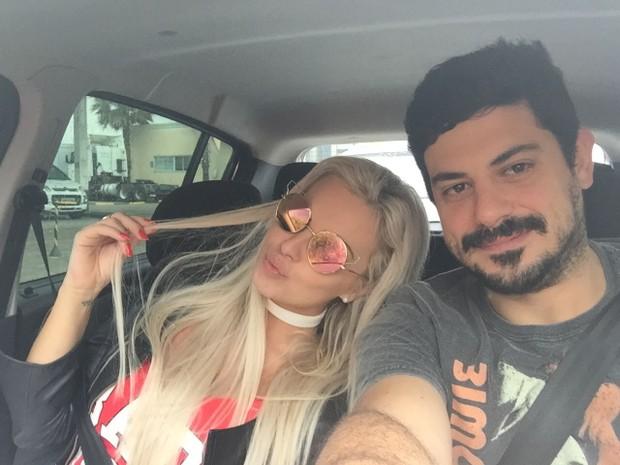 Veridiana Freitas e João (Crédito: Reprodução)