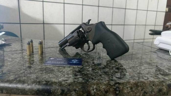 Arma apreendida (Crédito: Reprodução)