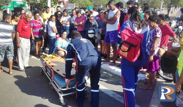 Acidente deixa motociclista ferido em Piripiri (Crédito: Reprodução)