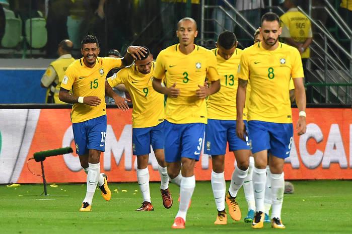 Brasil vence o Chile por 3 a 0 (Crédito: AFP)