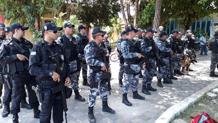 Esperantina recebe reforço militar (Crédito: Kléber Oliveira)