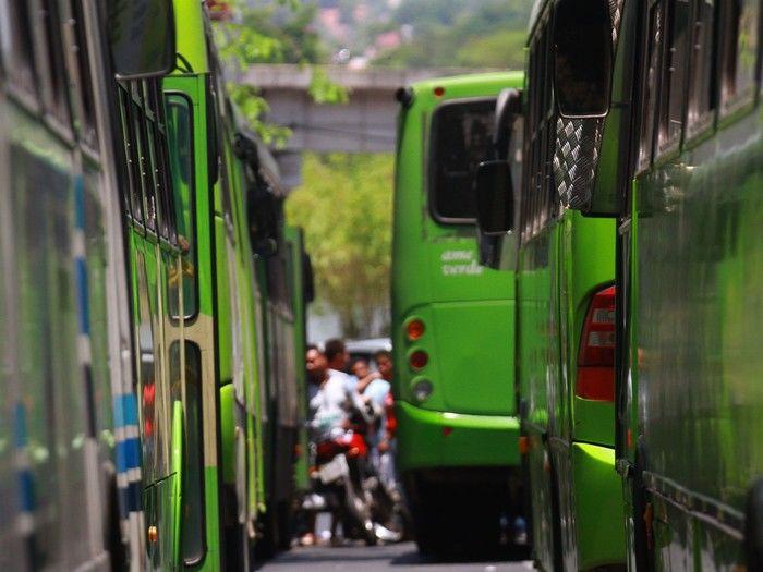 Paralisação de ônibus em Teresina