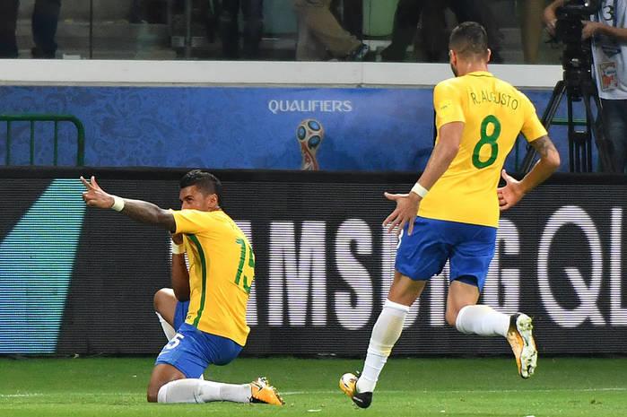 Brasil vence o Chile por 3 a 0 (Crédito: AFP)
