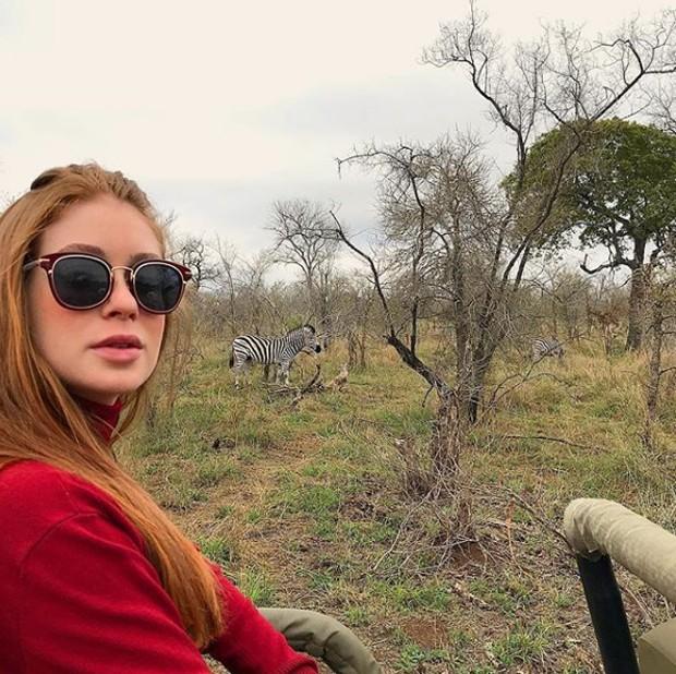 Marina Ruy Barbosa durante safari