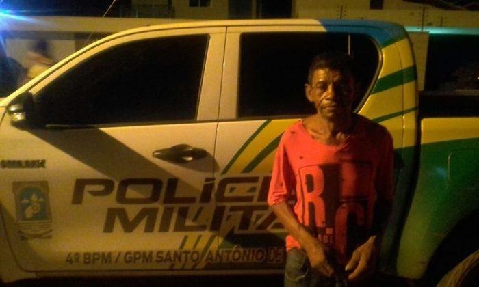 Homem foi preso em flagrante (Crédito: Polícia Militar)