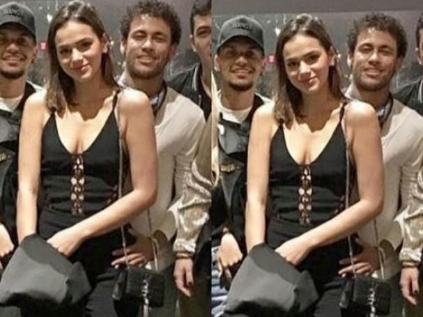 Neymar coloca a mão no quadril de Marquezine e fãs especulam volta