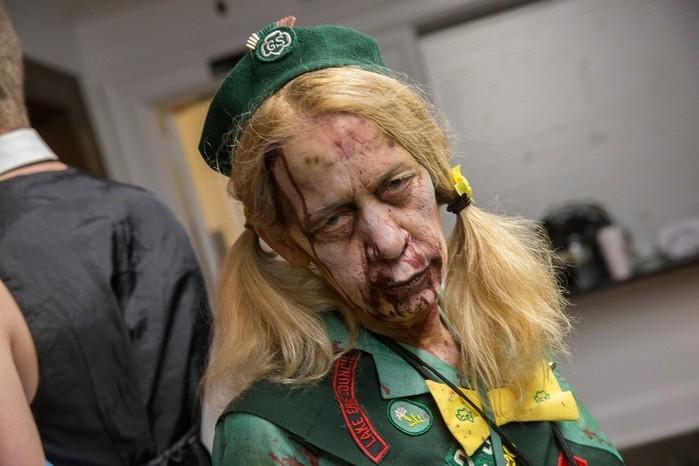 Parada zumbi em Nova Jersey, nos Estados Unidos (Crédito: Peter Ackerman/The Asbury Park Press via AP)