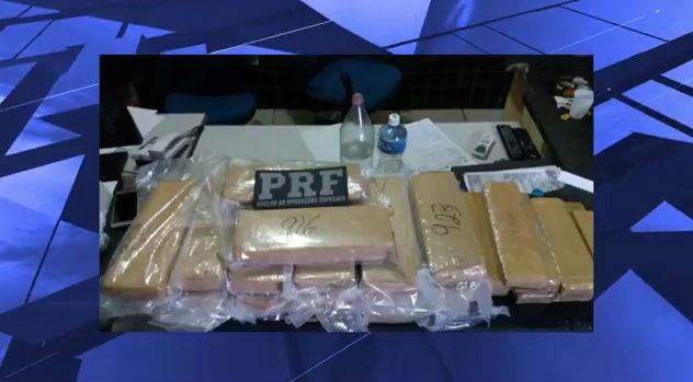 Maconha encontrada em ônibus que vinha para Caxias-Maranhão (Crédito: Sinal Verde-Caxias)