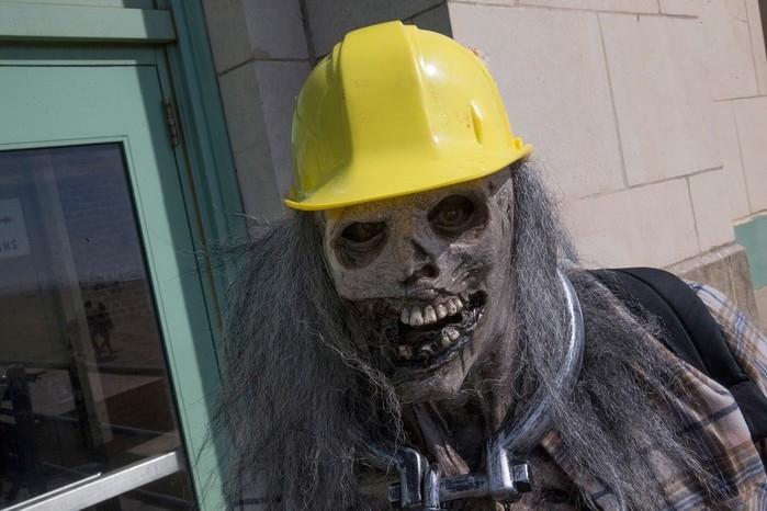 Parada zumbi em Nova Jersey, nos Estados Unidos (Crédito: Peter Ackerman/The Asbury Park Press via AP)
