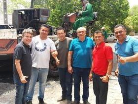 Iniciada às obras de asfaltamento em Monsenhor Gil